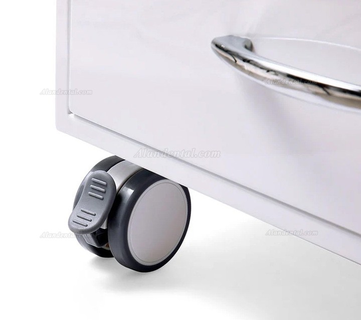 Dentech K2 Dental Mobile Cart Instrument Trolley With Storage Cabinet